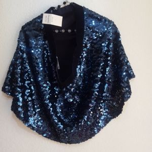 Aeropostale blue sequin dress XXL